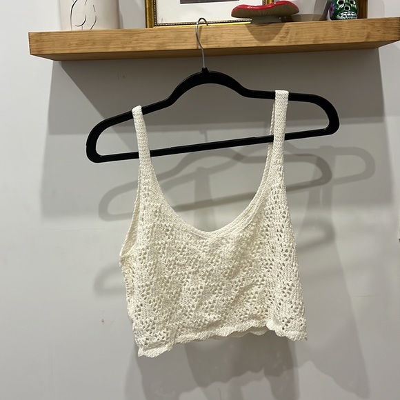 OAK + FORT CROCHET CROPPED TANK - Picture 2 of 3